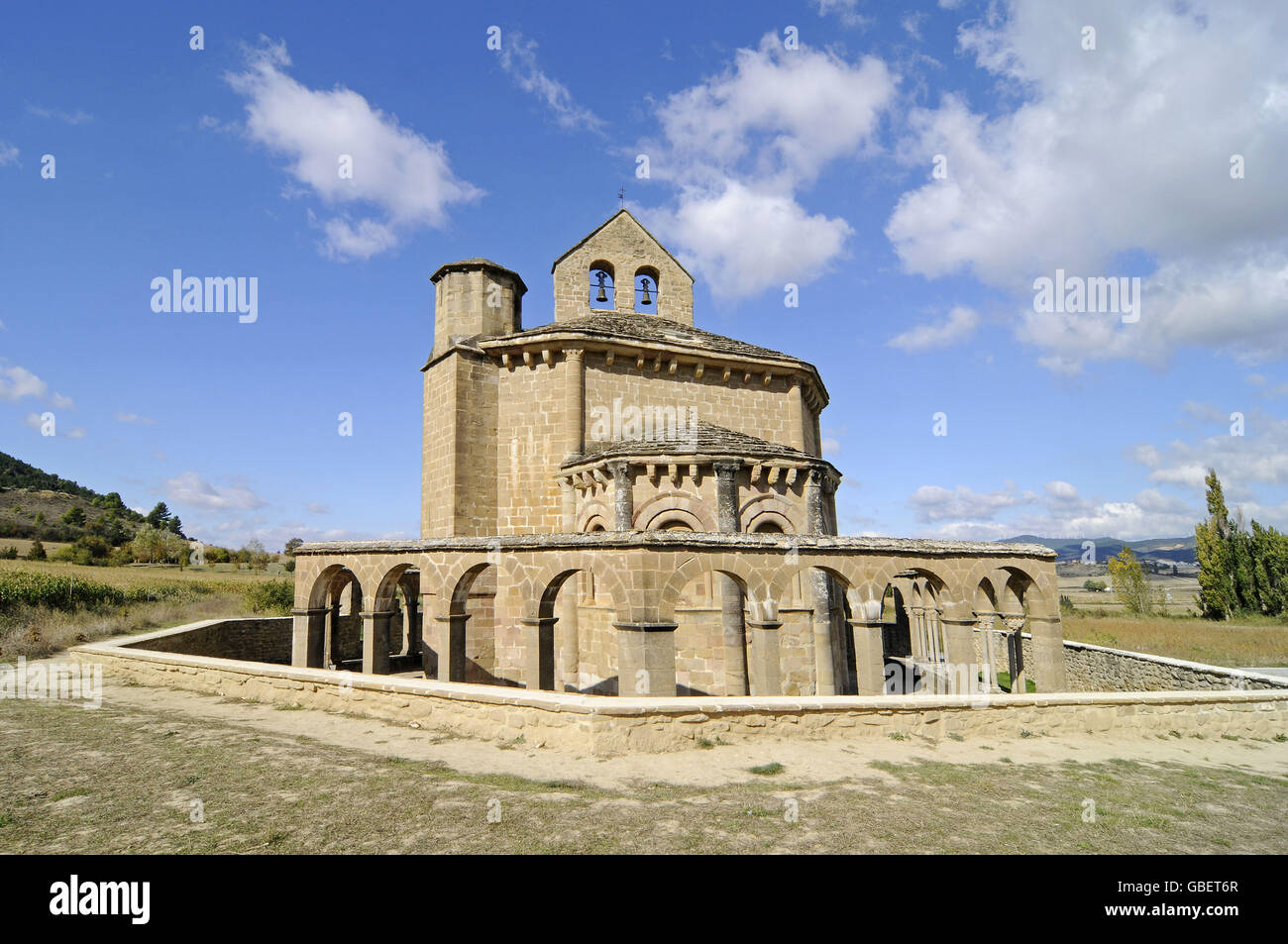 Church Saint Mary of Eunate, Way of St James, Muruzabel, Navarra, Spain