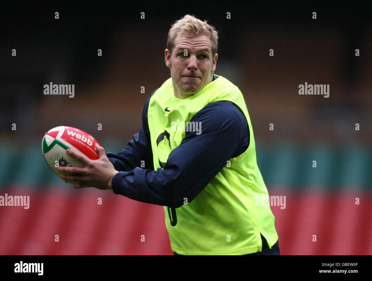 Rugby Union - England Training Session - Millennium Stadium. James Haskell, England Stock Photo