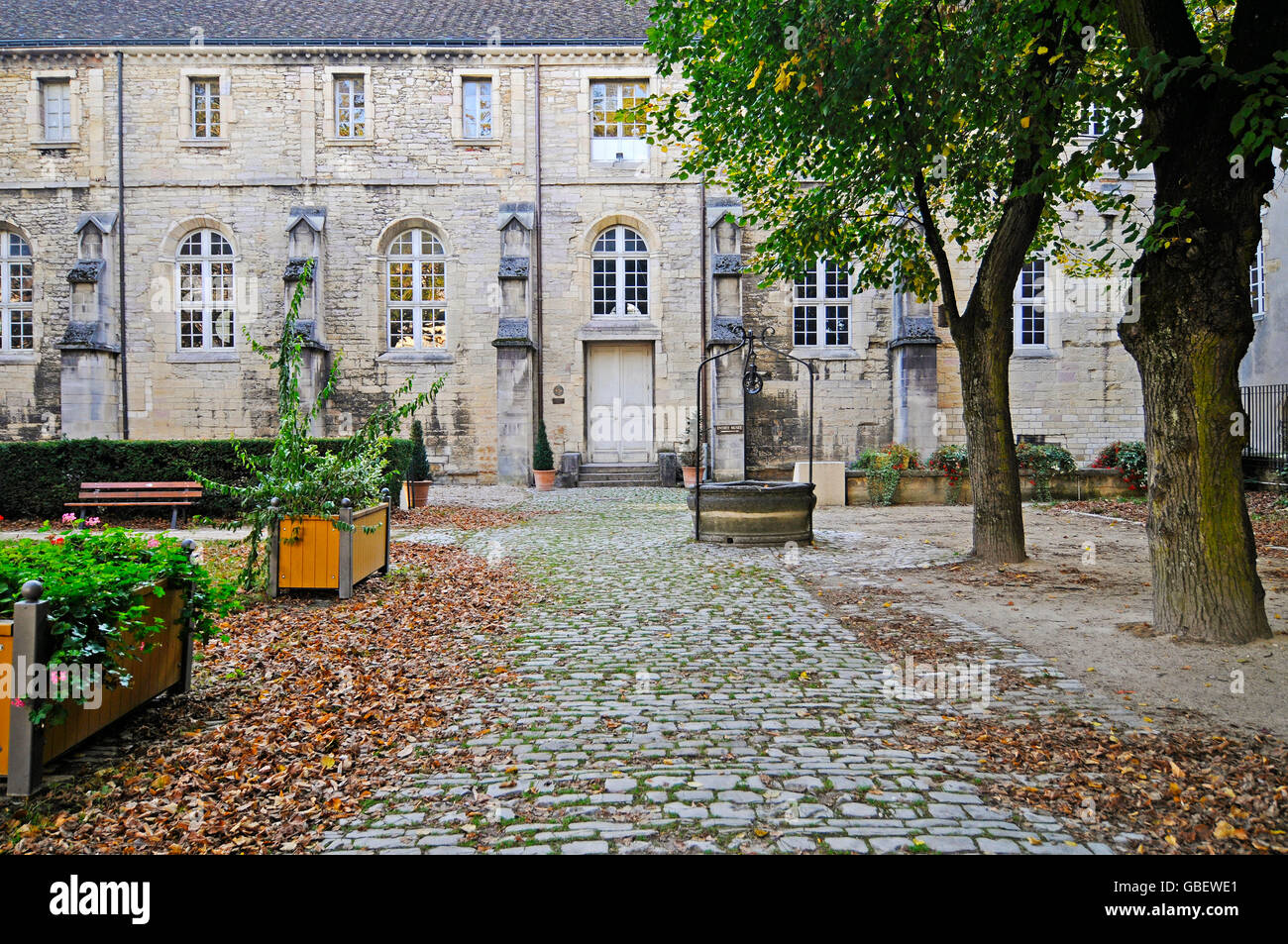 Archaeological museum, Dijon, Departement Cote-d'Or, Bourgogne, France / Burgundy Stock Photo