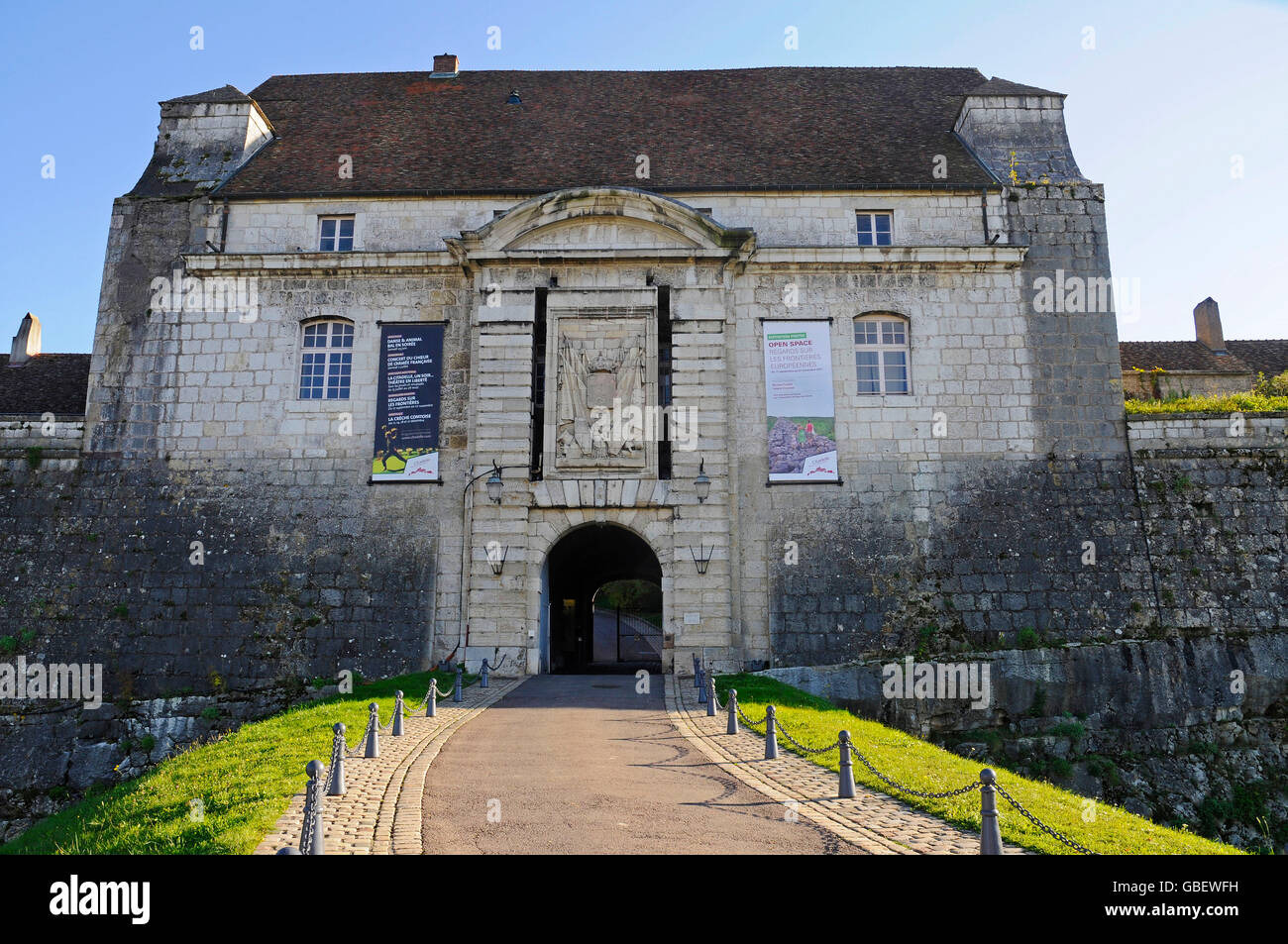 La Citadelle, bastille, fortress, castle, Vauban, Besancon, Franche-Comte, France Stock Photo