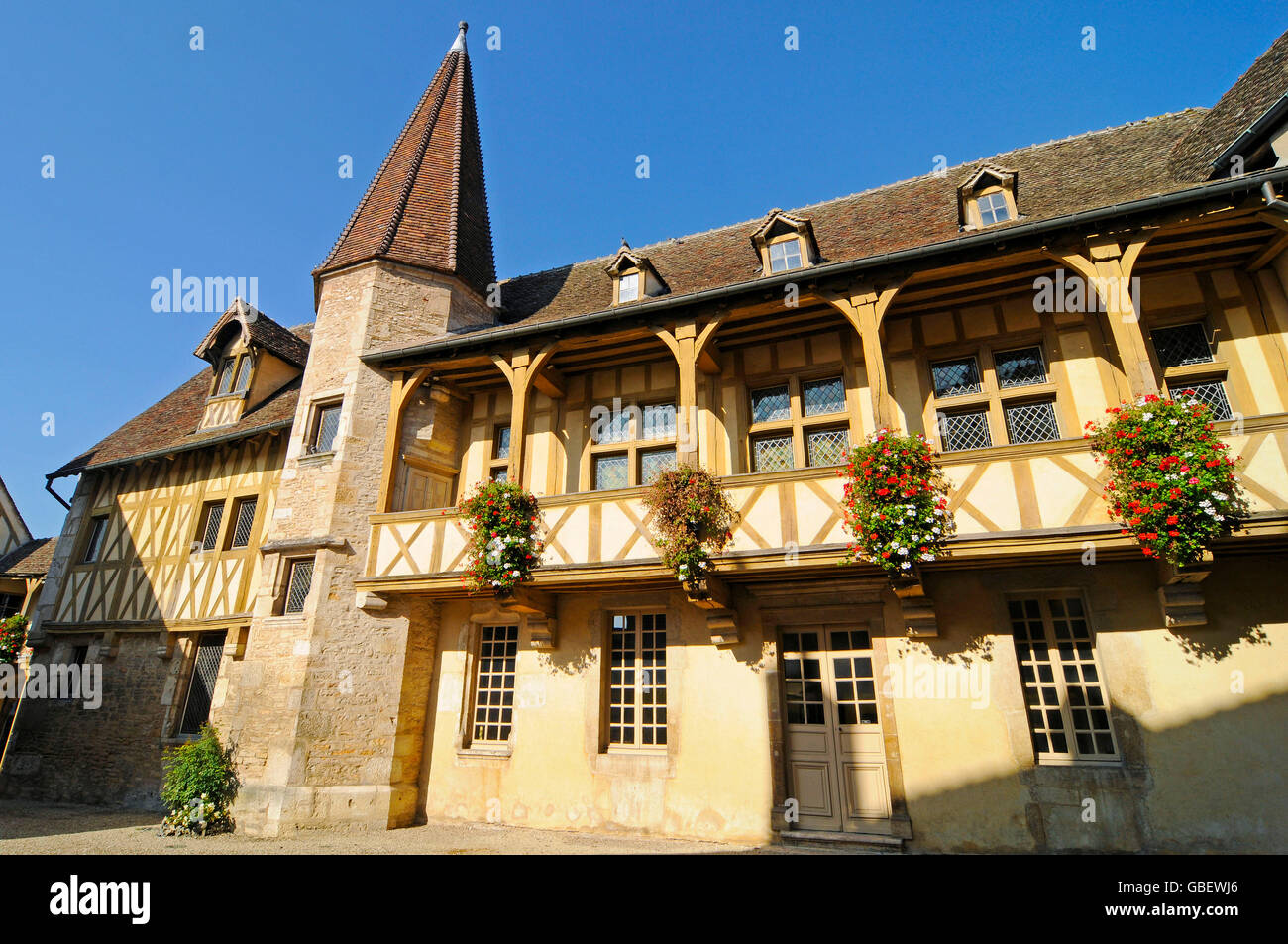 Hotel des Ducs de Bourgogne, wine museum, Beaune, Departement Cote-d'Or, Bourgogne, France / Burgundy Stock Photo