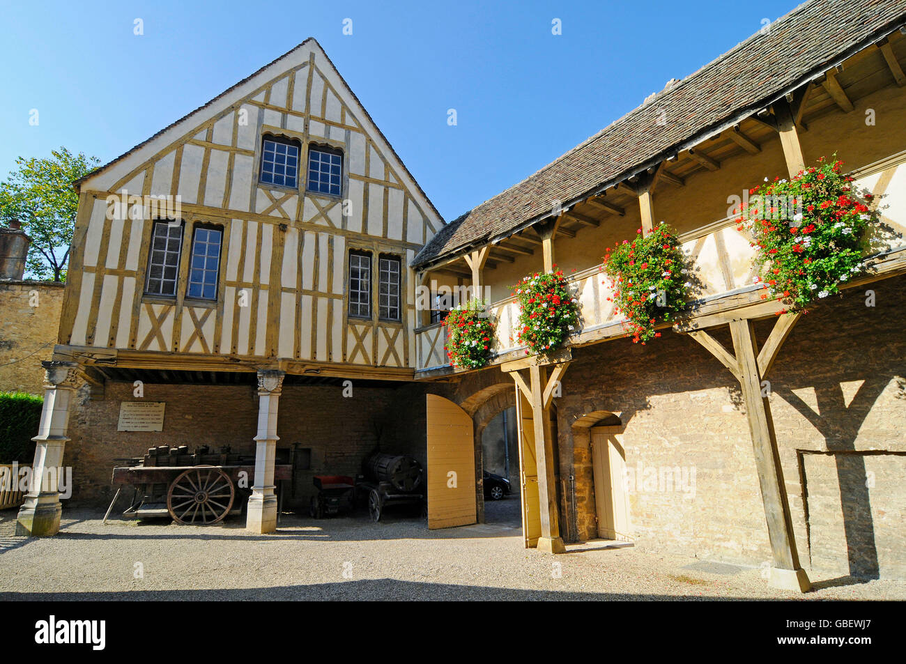 Hotel des Ducs de Bourgogne, wine museum, Beaune, Departement Cote-d'Or, Bourgogne, France / Burgundy Stock Photo