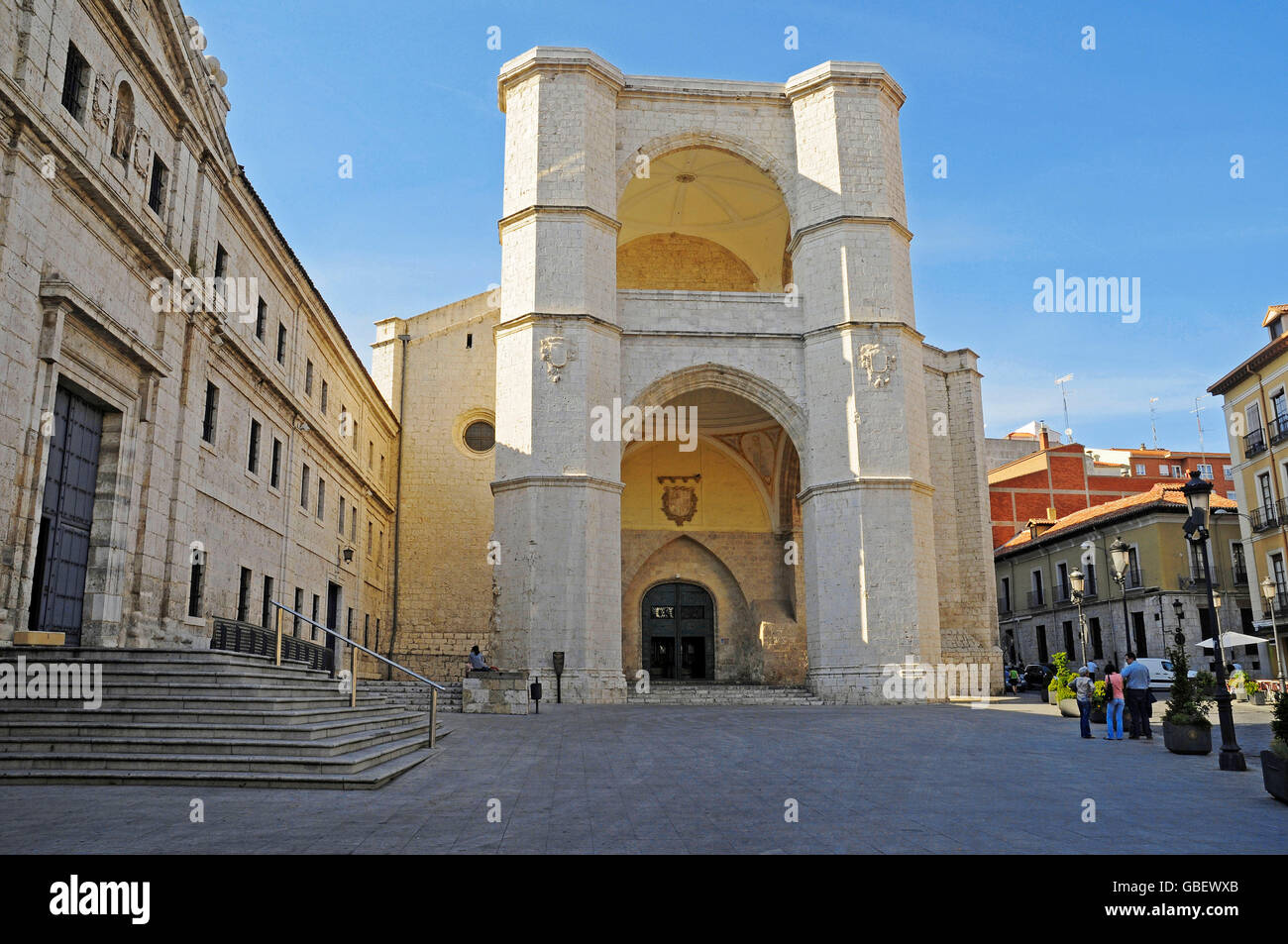 Iglesia del monasterio de san benito el real hires stock photography