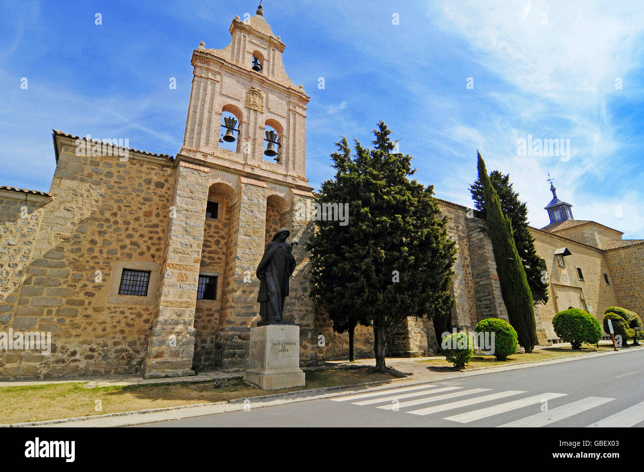 Monastery, Real Monasterio de la Encarnacion, Avila, province Avila, Castile and Leon, Spain / Castilla y Leon Stock Photo