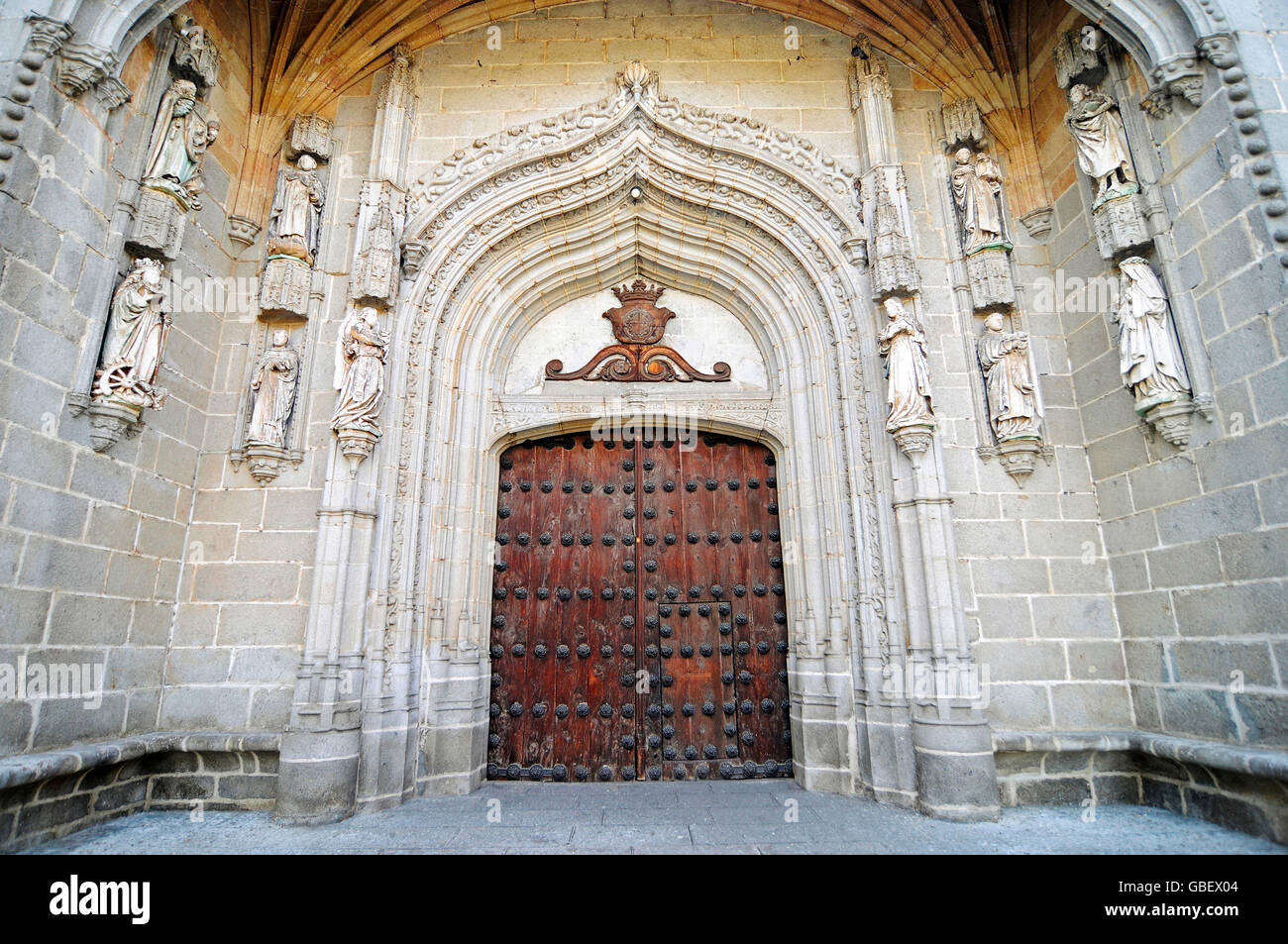 Monastery, Real Monasterio de Santo Tomas, Avila, province Avila, Castile and Leon, Spain / Castilla y Leon Stock Photo
