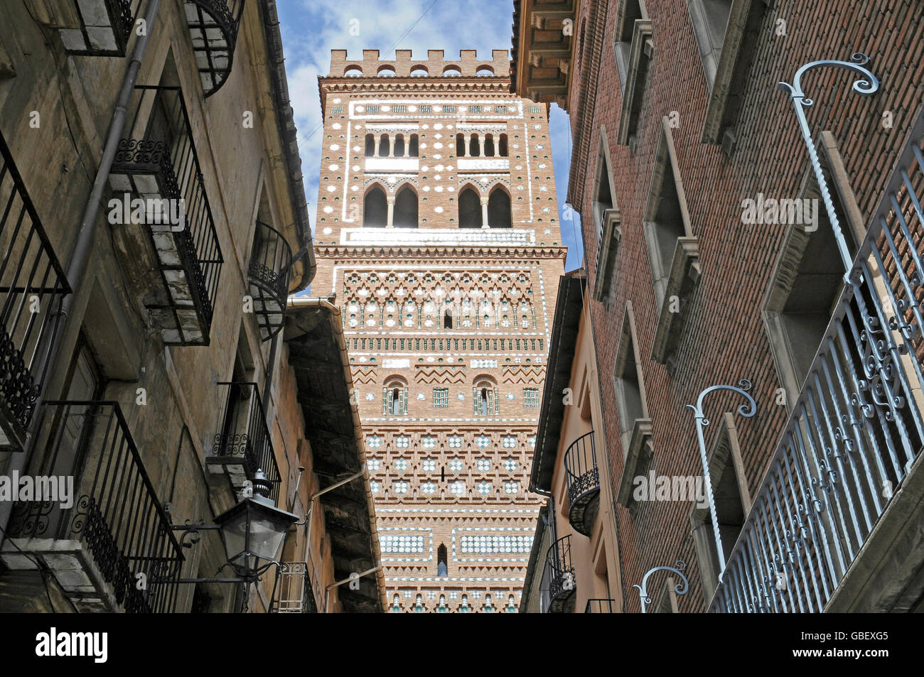 Torre El Salvador, Mudejar Style, Architecture, Teruel, Aragon, Spain ...