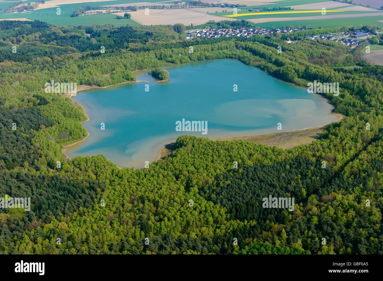 Dammer Bergsee, Dammer Berge, Damme, Landkreis Vechta, Niedersachsen, Deutschland Stock Photo