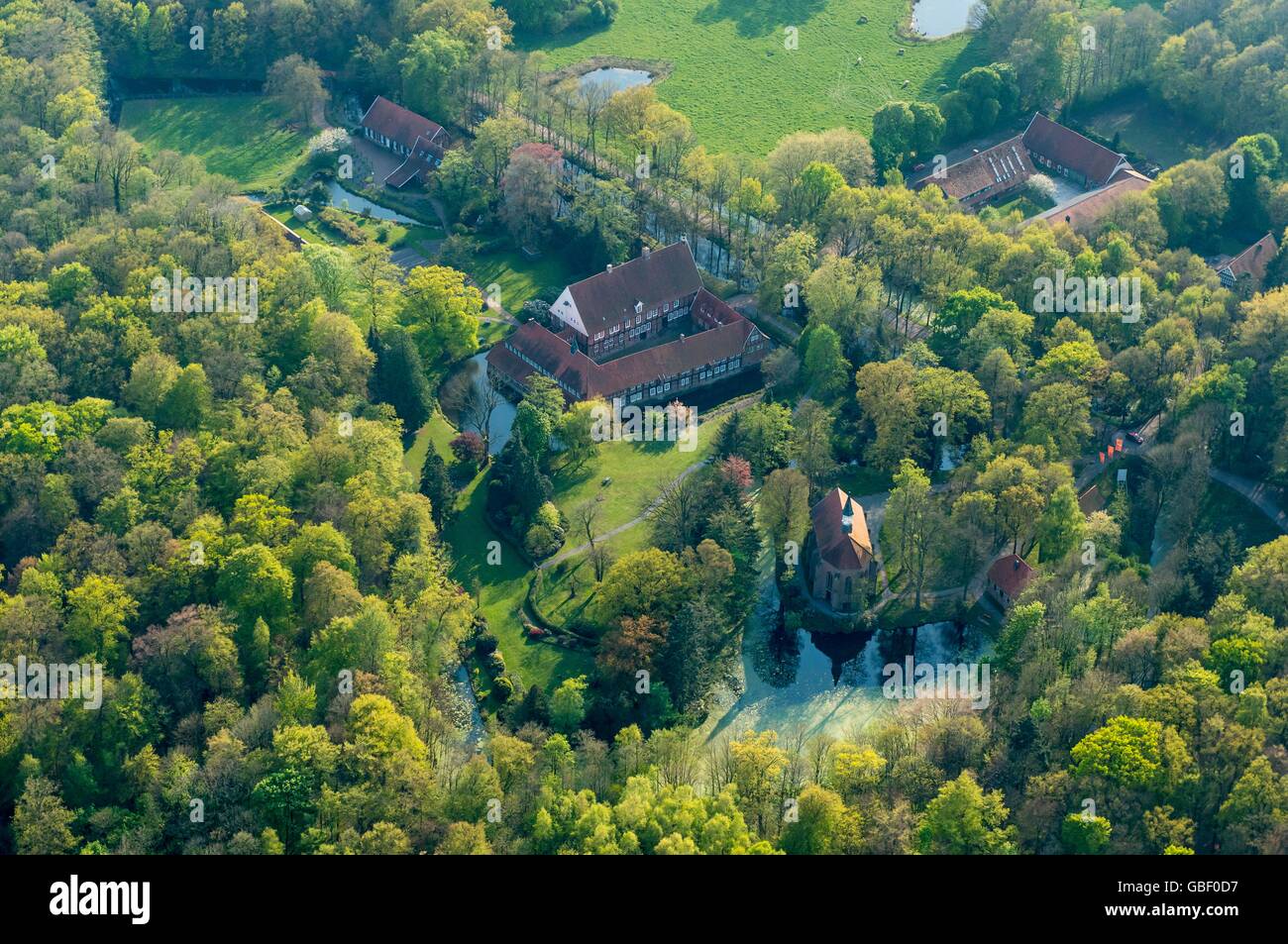Kloster Burg Dinklage, Dinklage, Landkreis Vechta, Niedersachsen, Deutschland Stock Photo