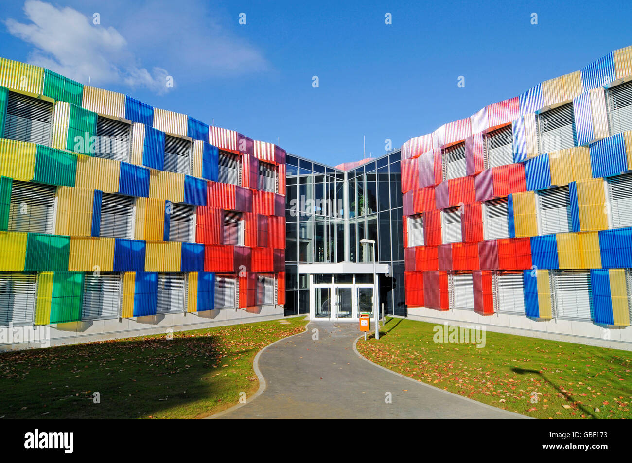 Athenee de Luxembourg, school, Luxembourg city, Luxembourg Stock Photo