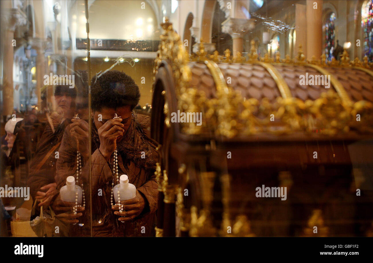 Relics of St. Therese of Lisieux Stock Photo - Alamy