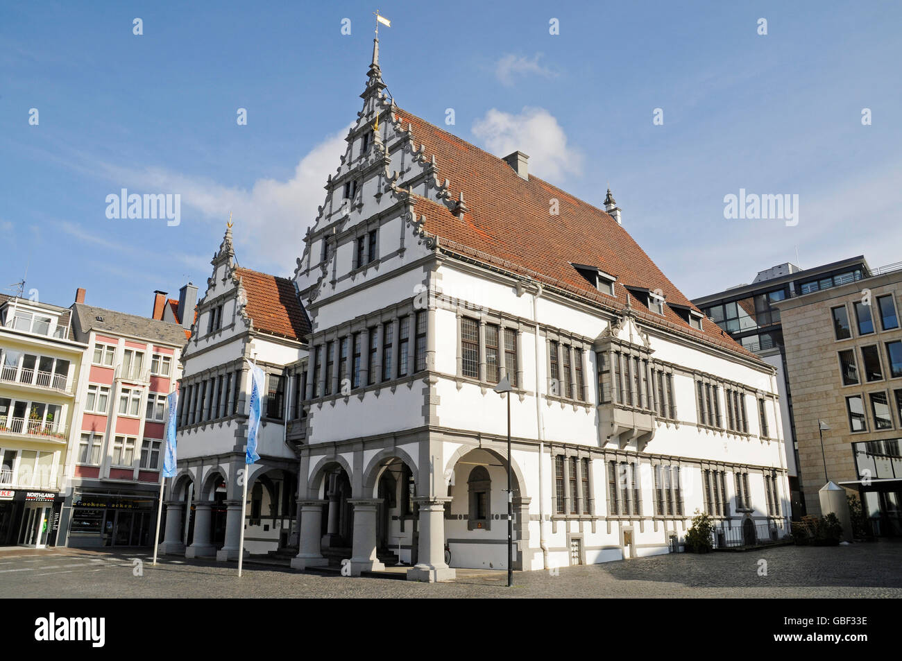 city hall, Paderborn, Ostwestfalen-Lippe, North Rhine-Westphalia, Germany Stock Photo