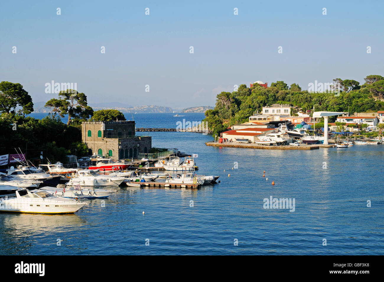 Ischia Porto, harbour, Island of Ischia, Gulf of Naples, Campania, Italy  Stock Photo - Alamy