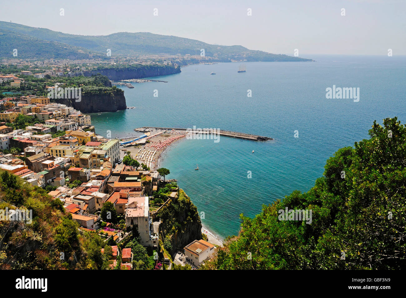 Sorrento, Sorrent, seaside, Amalfi Coast, Campania, Italy Stock Photo