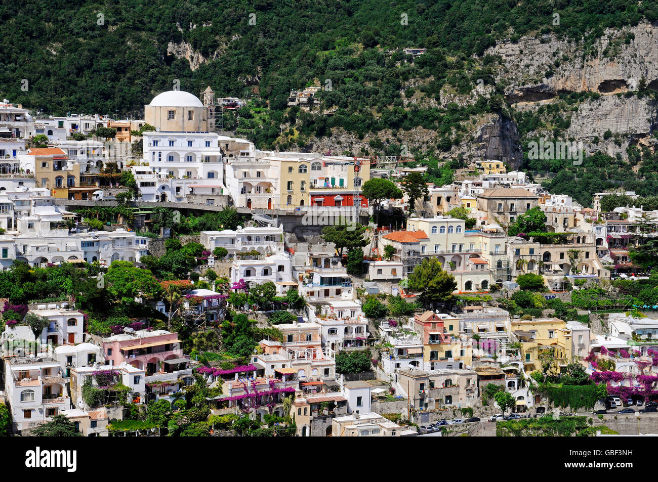 Positano, Amalfi Coast, Campania, Italy Stock Photo
