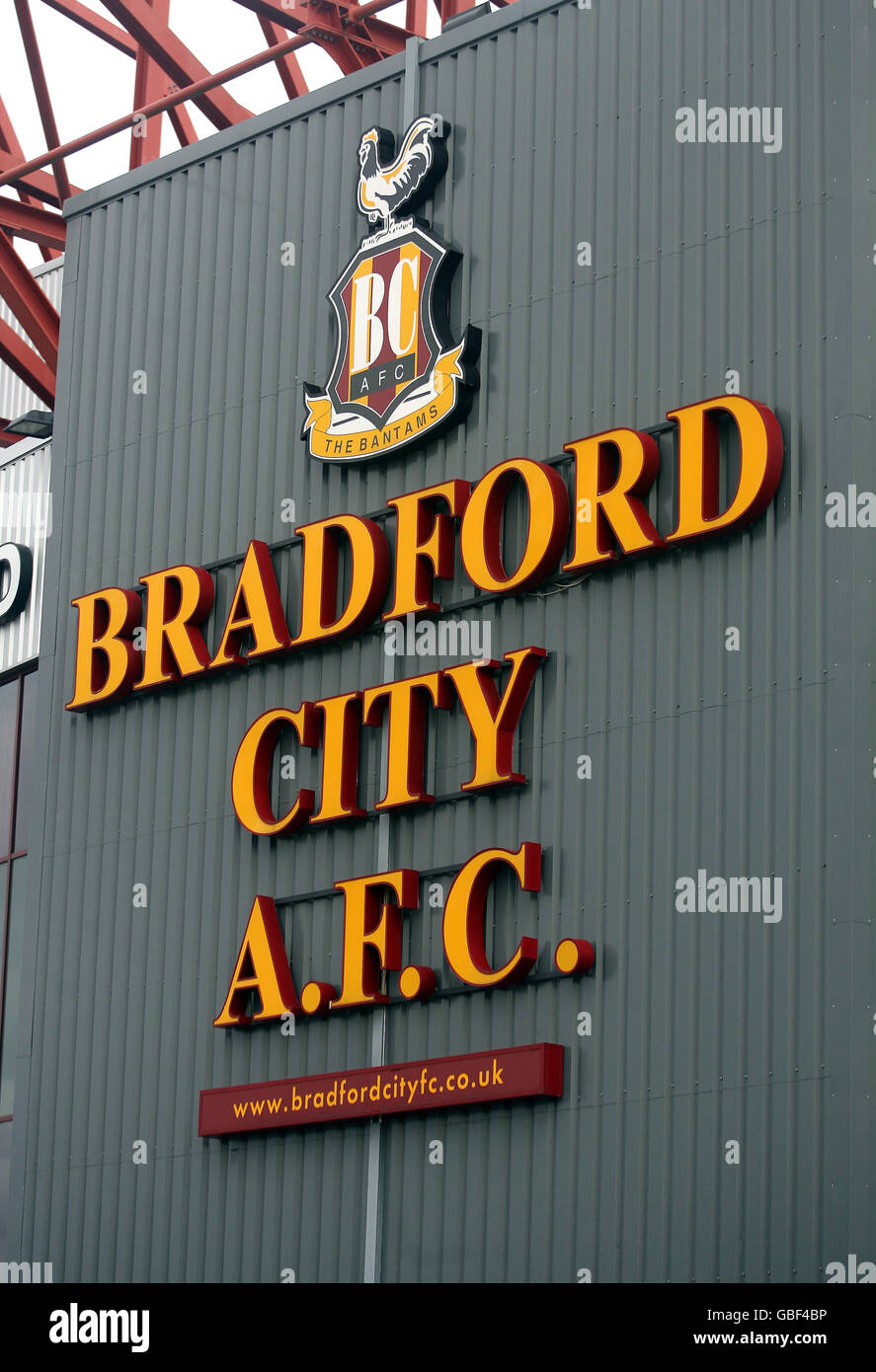 Soccer - Football League - Bradford City - Coral Windows Stadium. Coral Windows stadium, home of Bradford City Football Club Stock Photo