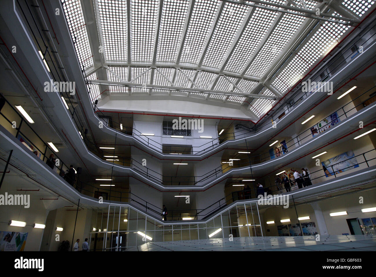Boots cosmetics factory stock Stock Photo Alamy