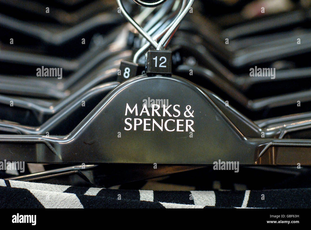 Branding for Marks and Spencer Stock Photo Alamy