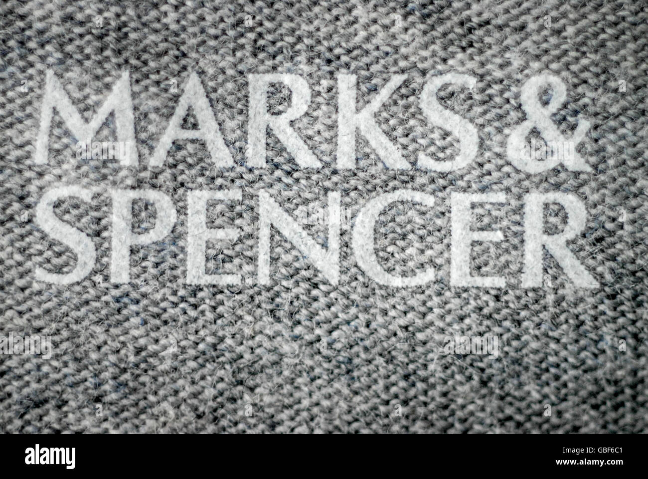 Branding for Marks and Spencer Stock Photo Alamy