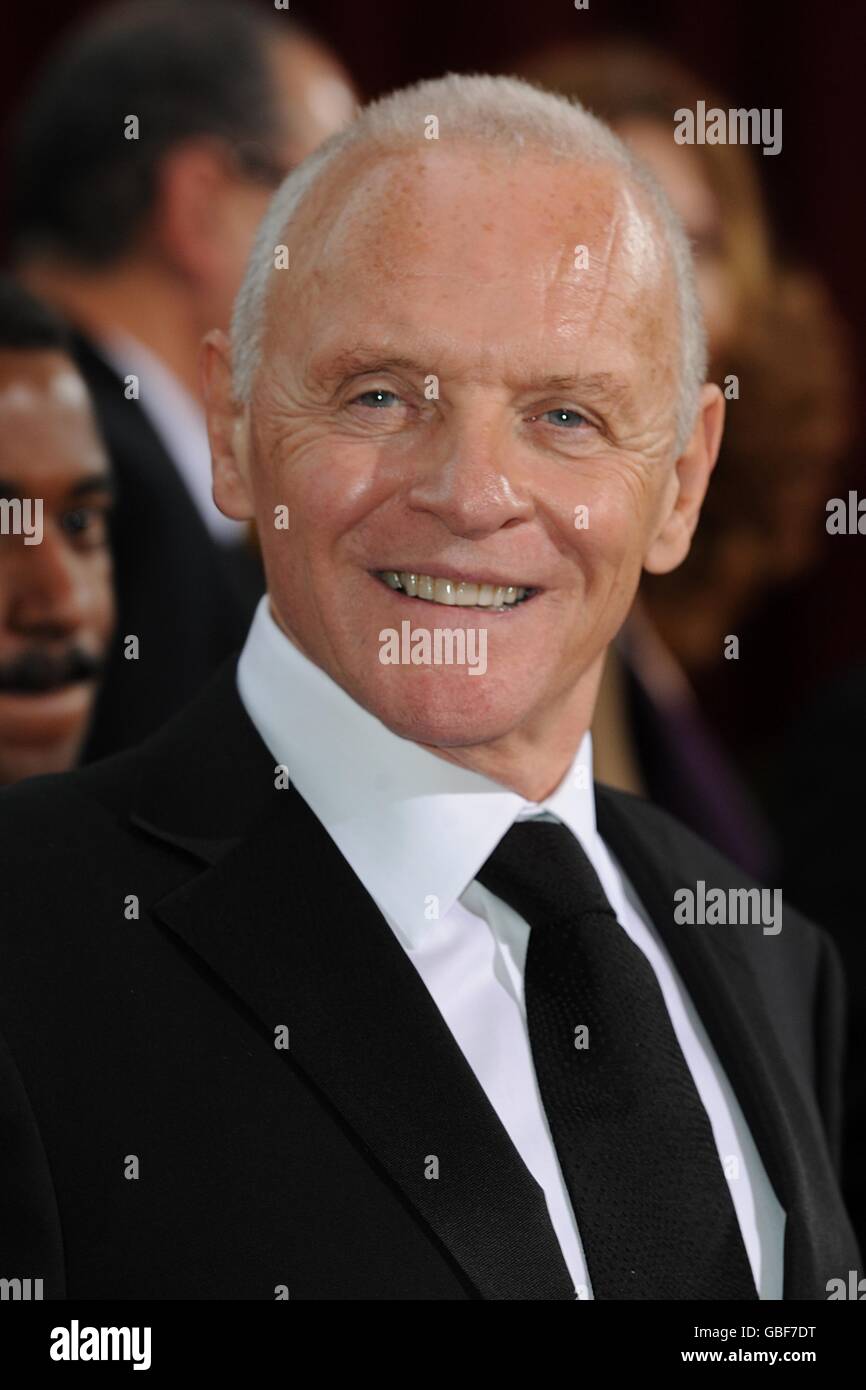 Anthony Hopkins arriving for the 81st Academy Awards at the Kodak ...