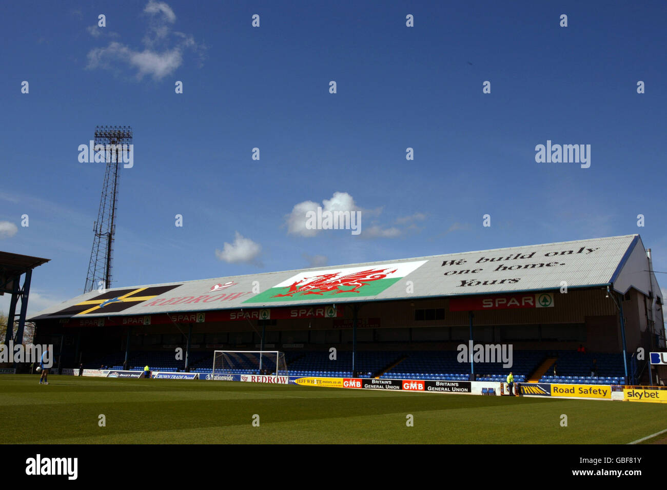 Football general view stadium ninian1 hi-res stock photography and ...