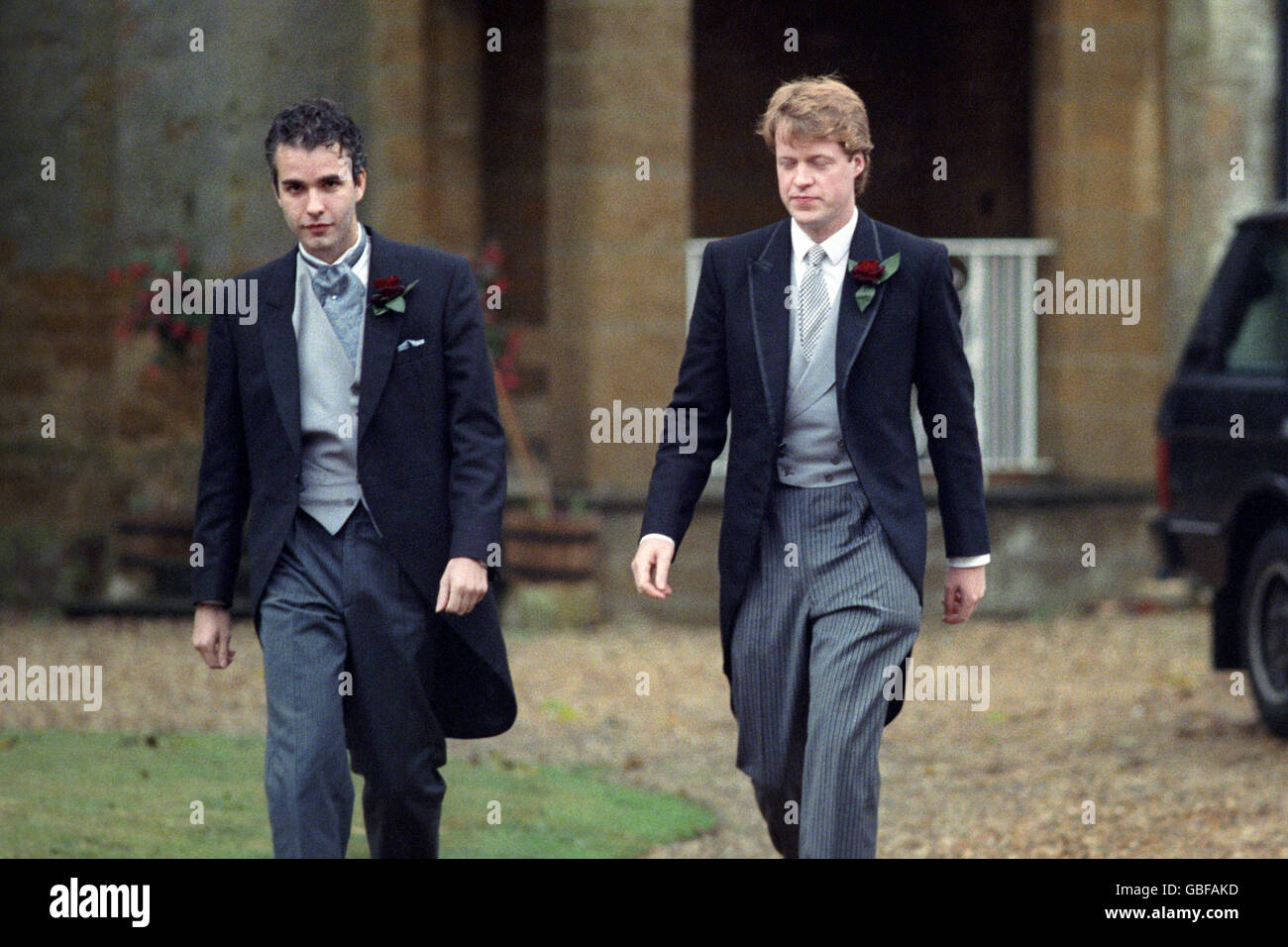 Royalty - Wedding - Viscount Althorp to Victoria Lockwood Stock Photo