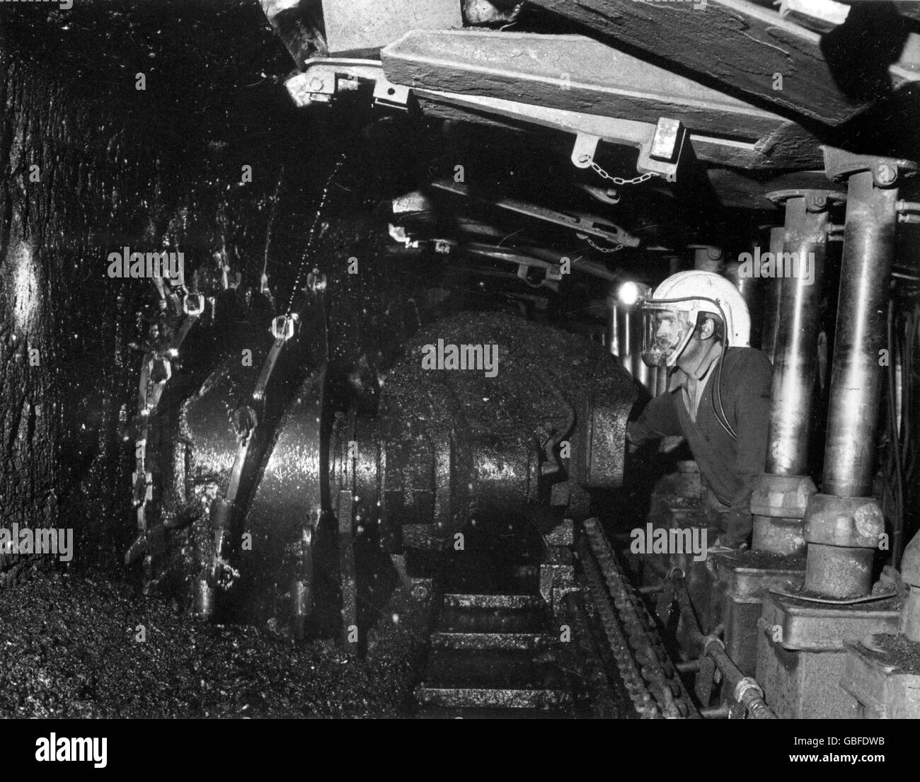 British Industry Coal Mining Castleford 1977 Stock Photo Alamy
