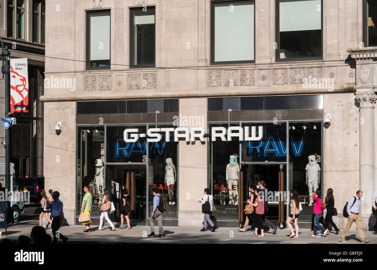 G-Star Raw Library Store, NYC Stock Photo - Alamy