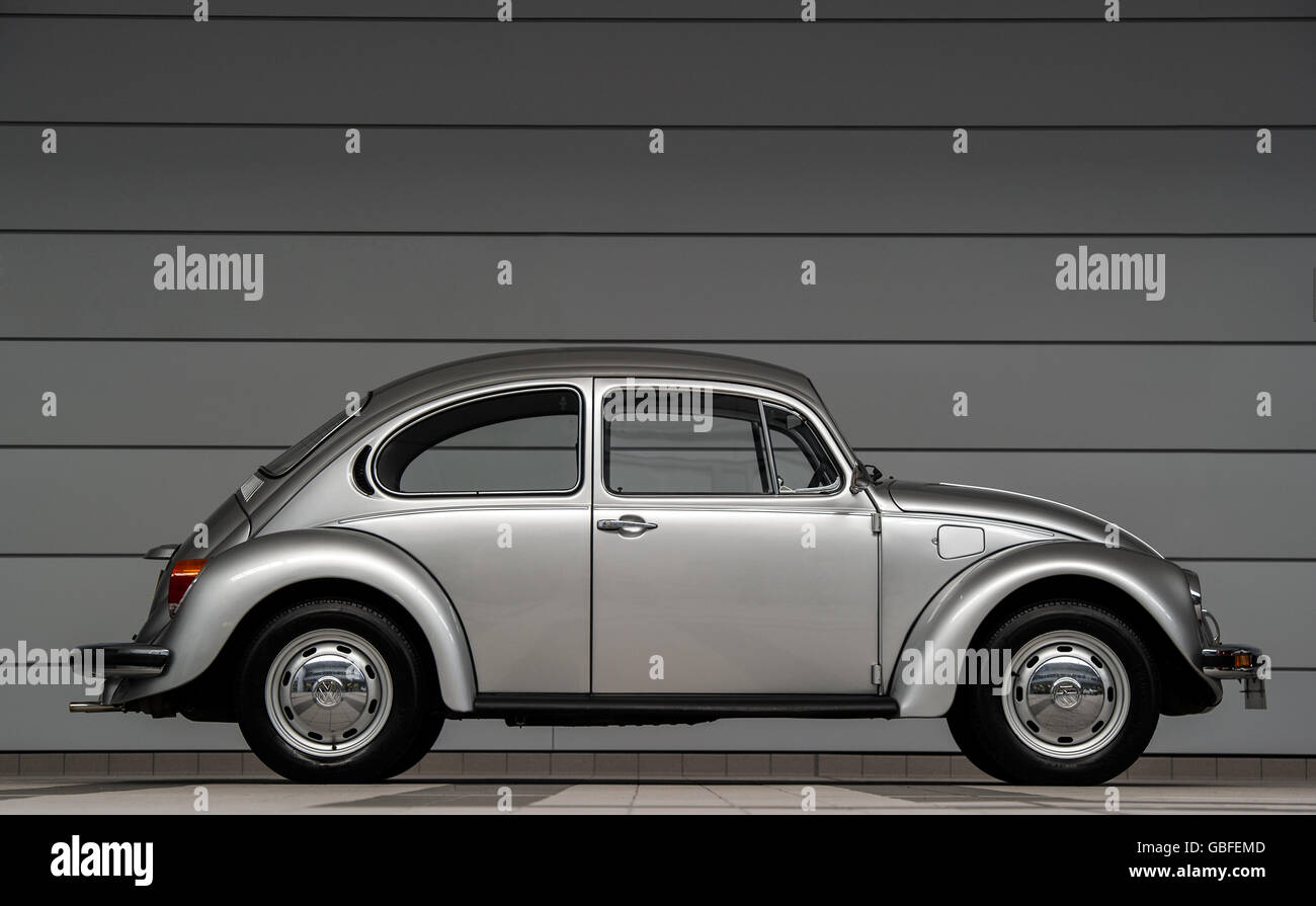 Volkswagen Beetle side view profile picture Stock Photo