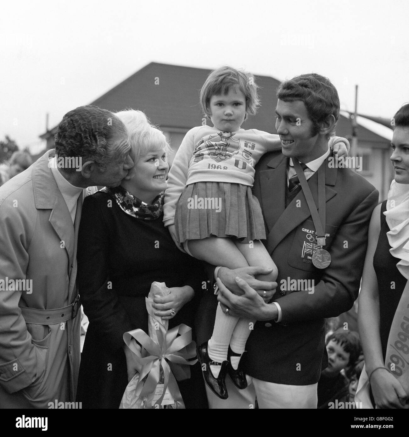 Boxing - Chris Finnegan Olympic Gold Medal Reception - Iver - 1968 Stock Photo