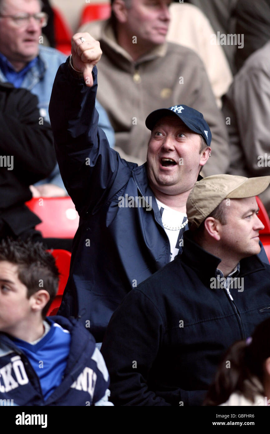 Blackburn Rovers fans taunt Millwall with West Ham gestures during News  Photo - Getty Images