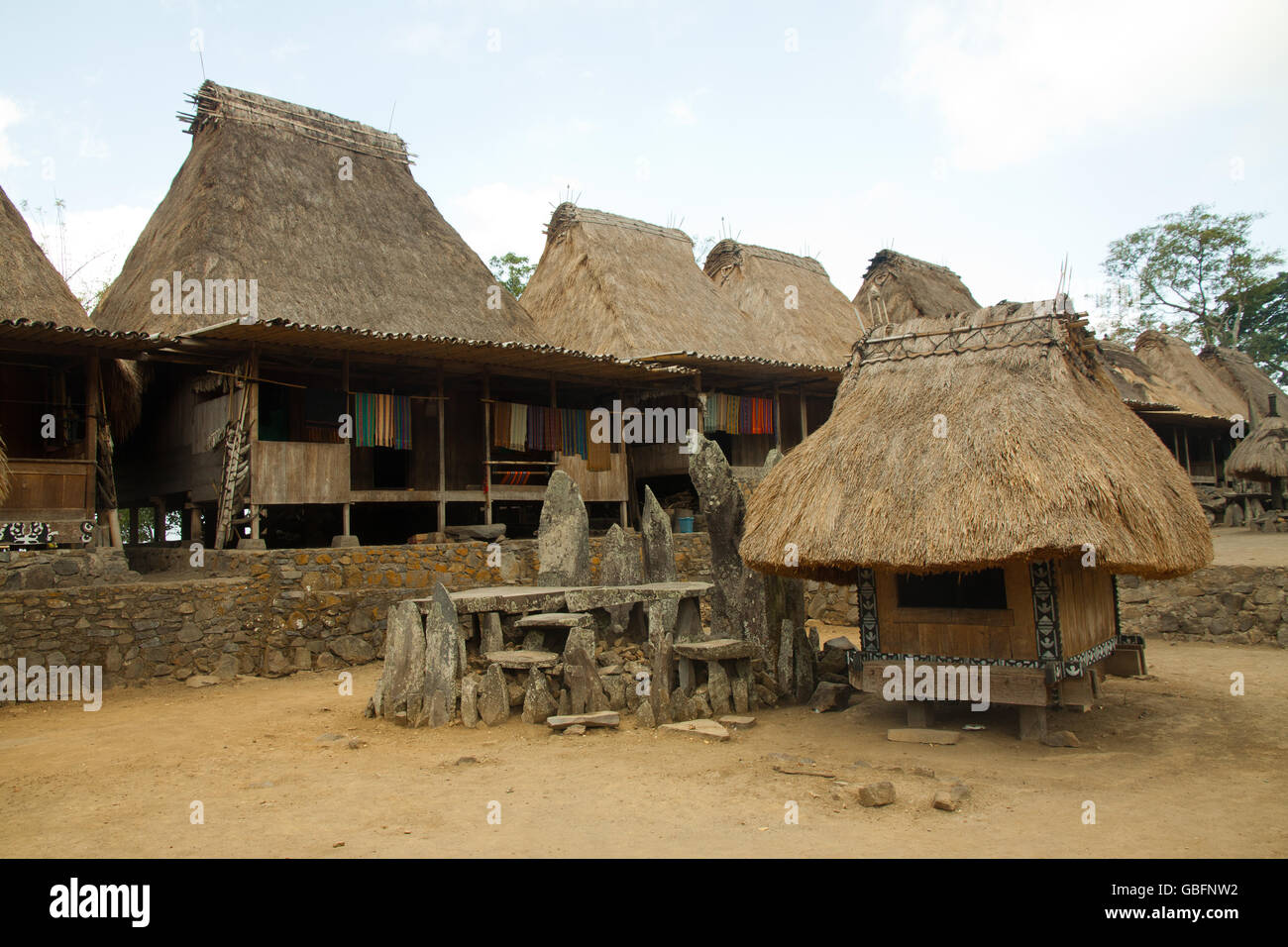 traditional village, indonesia Stock Photo - Alamy