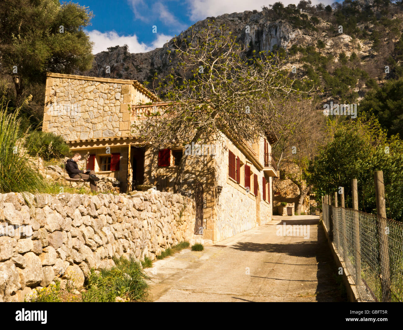 Finca Ses Fontanelles Stock Photo