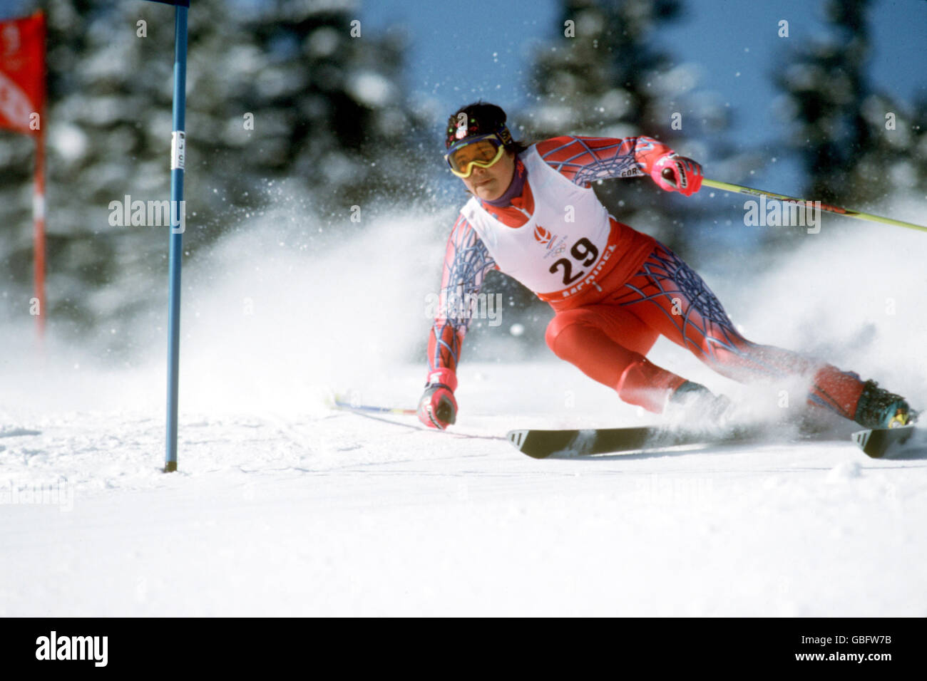 Skiing Albertville Winter Olympic Games 1992 Women's Giant Slalom