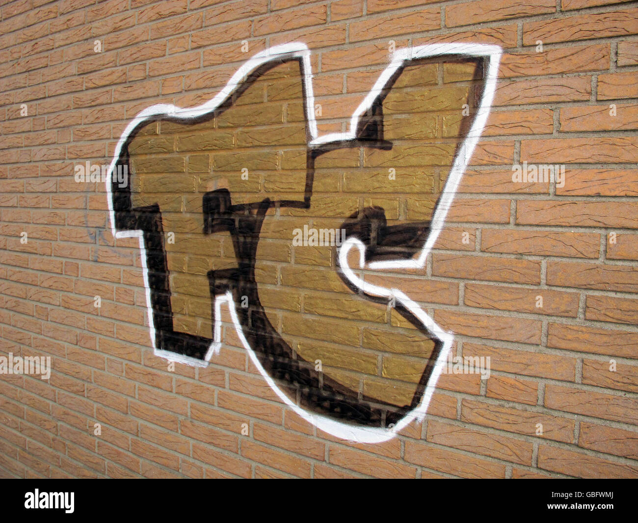fc graffiti Stock Photo