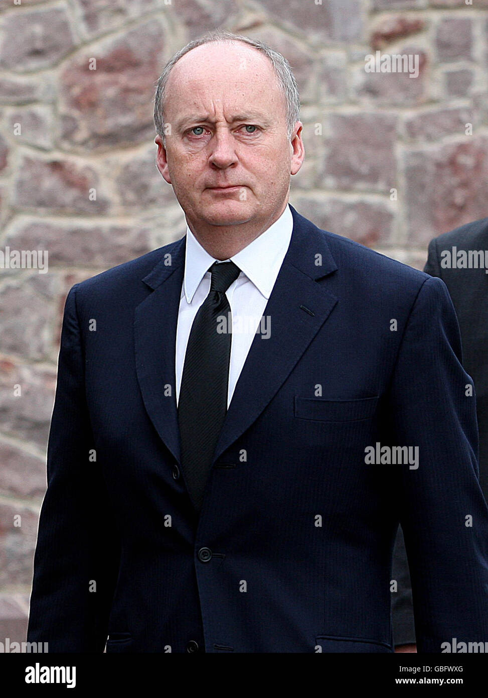 Northern Ireland Secretary Shaun Woodward arrives at St Therese's