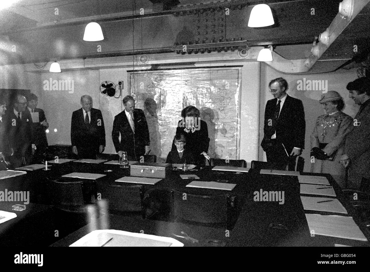 Politics - The Cabinet War Rooms - London Stock Photo