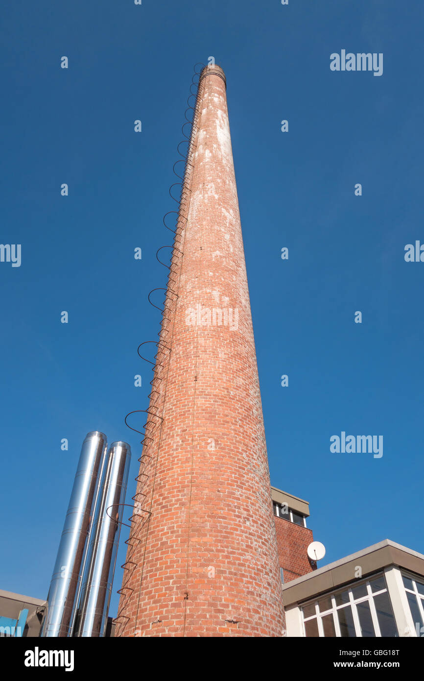 Industrial chimney Stock Photo