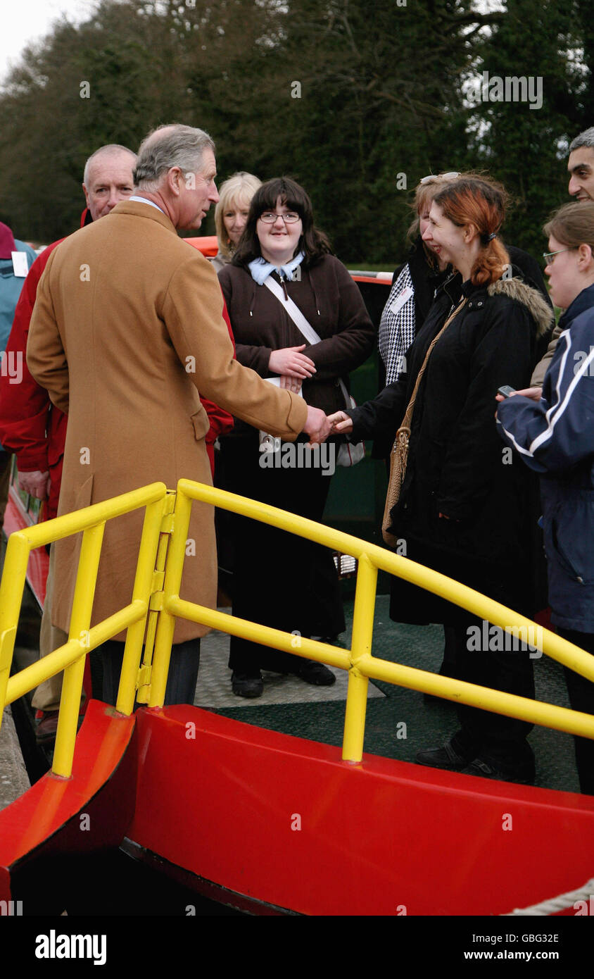 Prince of Wales visits Wales Stock Photo Alamy