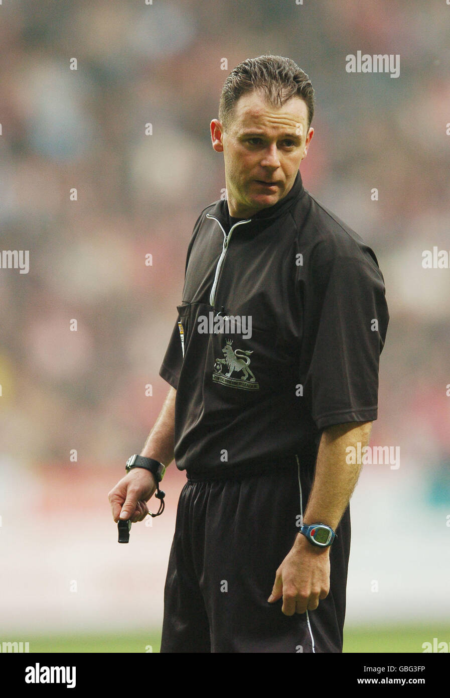 referee Rob Styles during the Charlton Athletic v Leicester City game Stock  Photo - Alamy