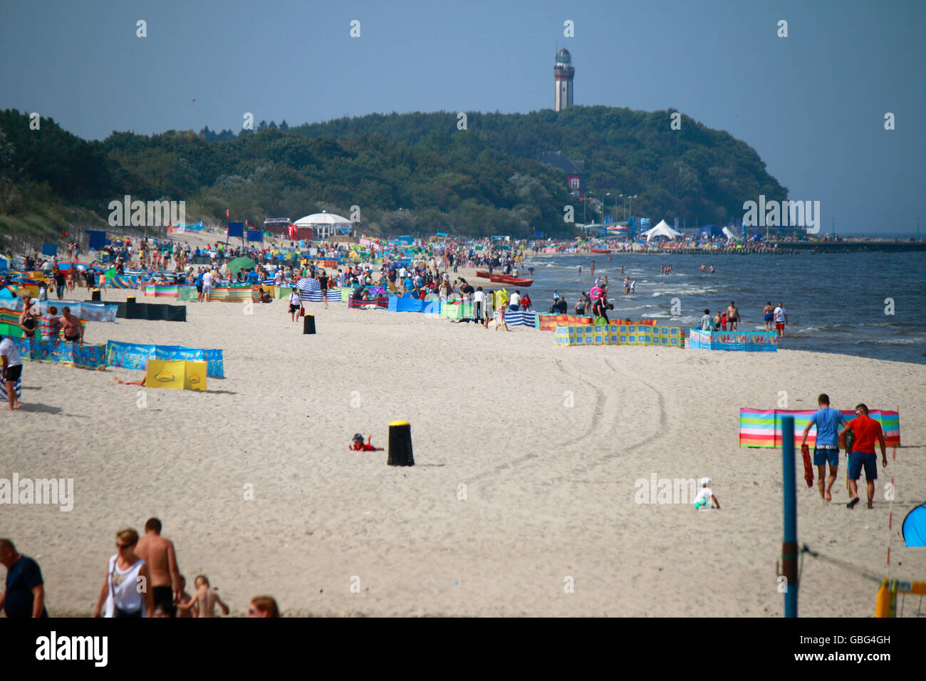 Ostseestrand bei Kolberg, Polen. Stock Photo