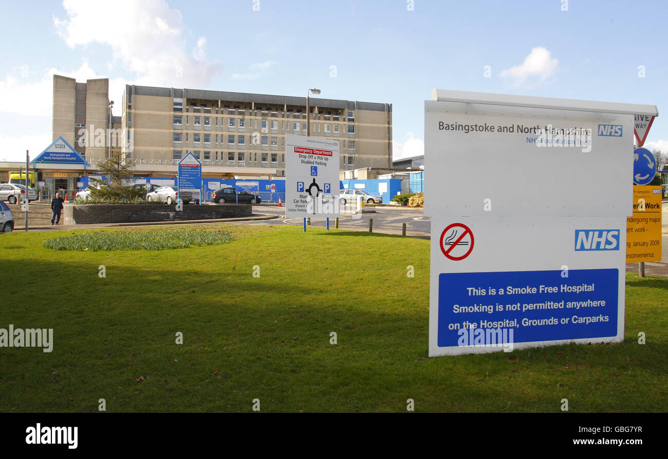 Basingstoke and North Hampshire Hospital Basingstoke Stock Photo