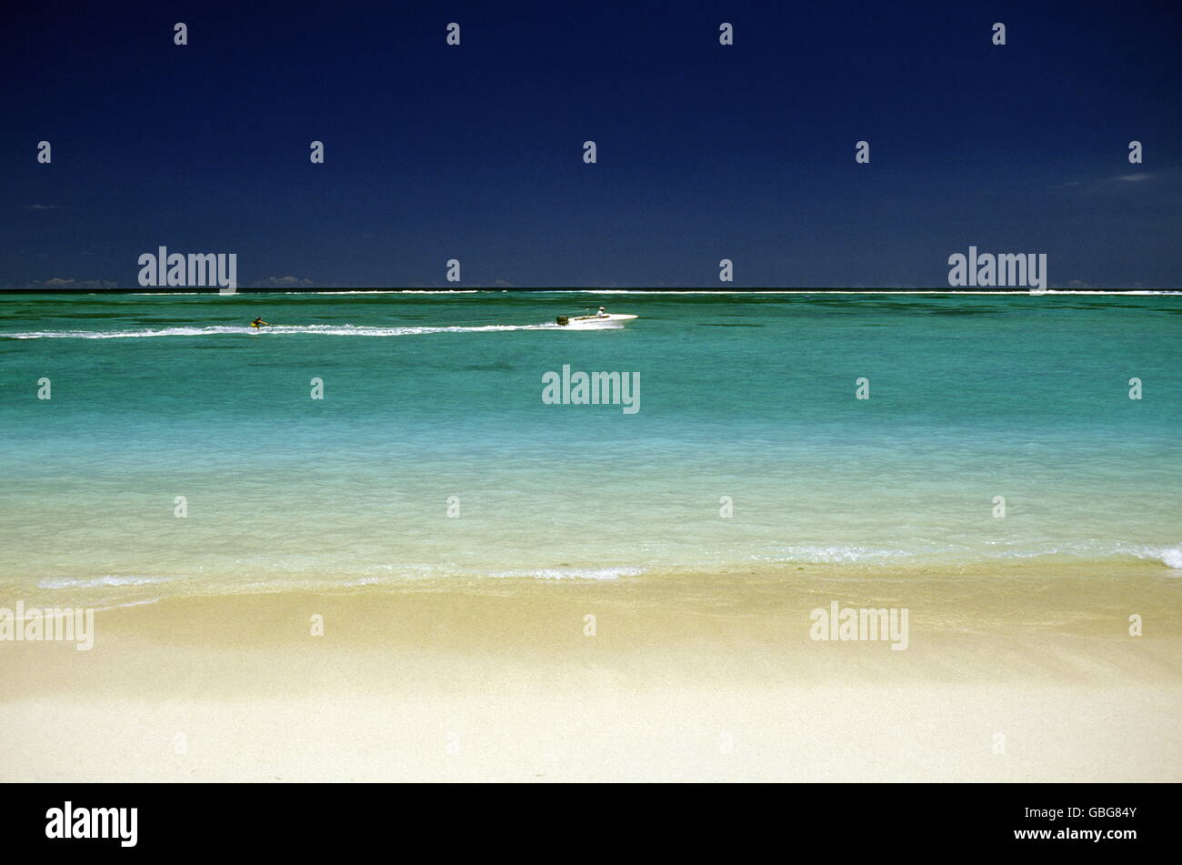 a beach on the island of Mauritius in the indian ocean Stock Photo - Alamy