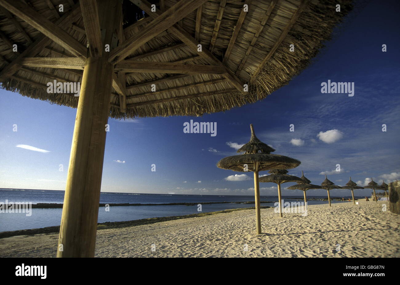 a beach on the island of Mauritius in the indian ocean Stock Photo - Alamy