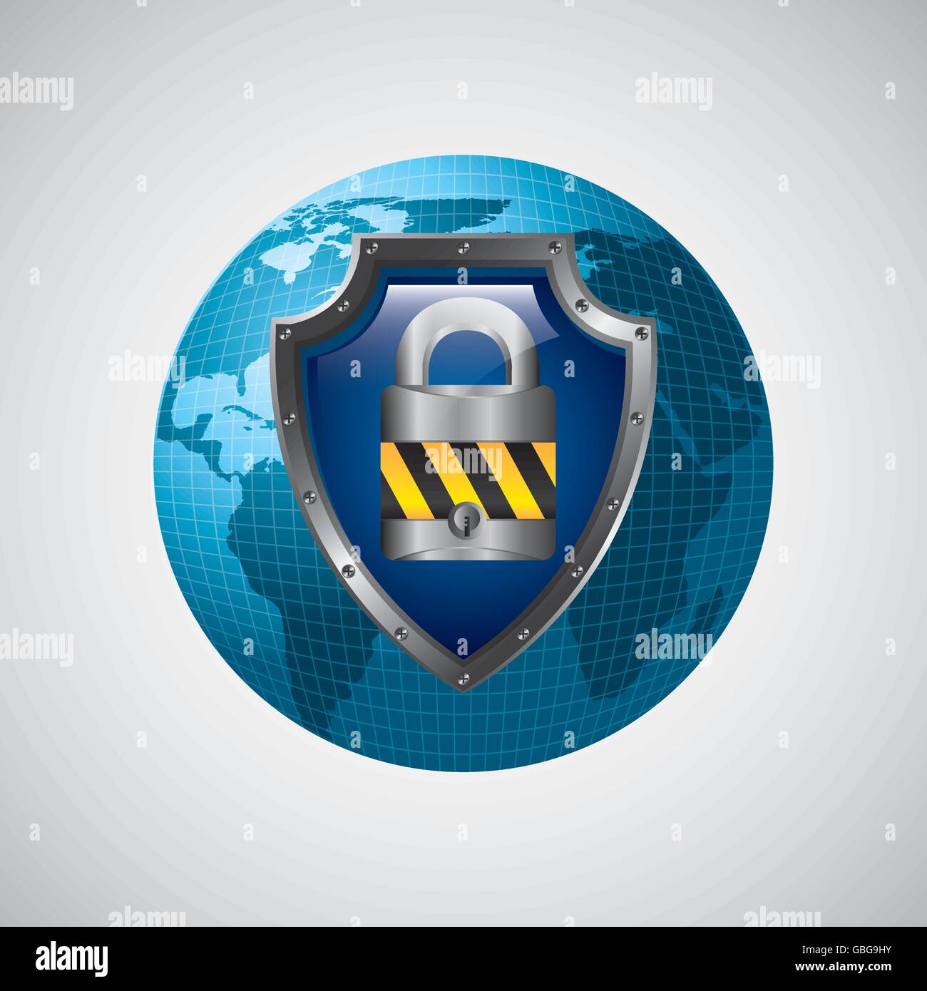 secuity system icon Stock Vector Image & Art - Alamy