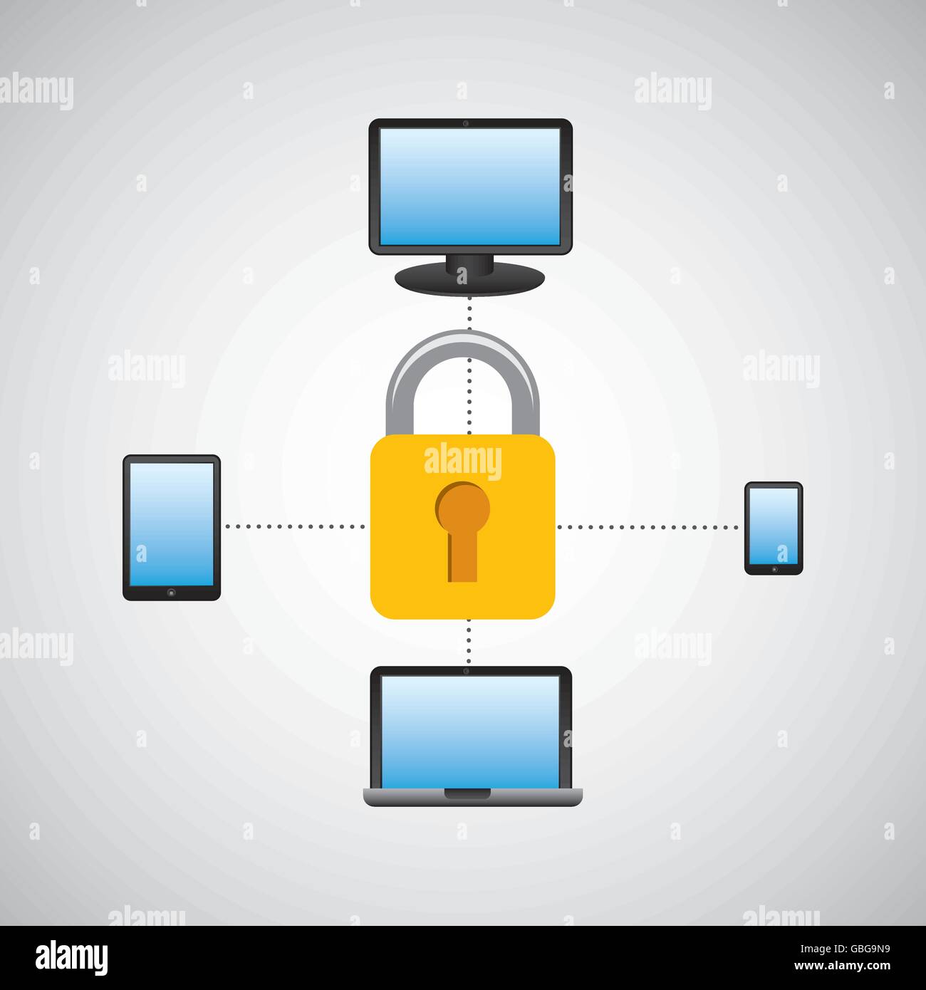 secuity system icon Stock Vector Image & Art - Alamy
