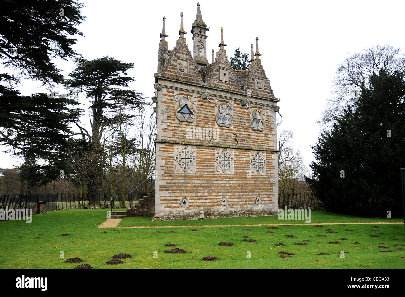 Buildings and Landmarks - Triangular Lodge - Northamptonshire Stock Photo