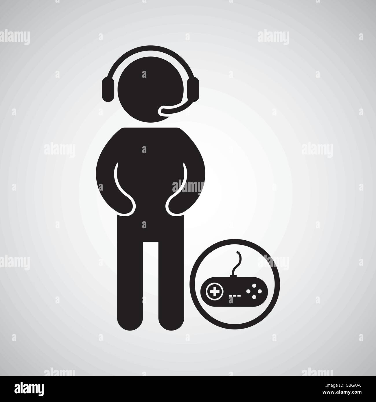 gamers play icon Stock Vector Image & Art - Alamy
