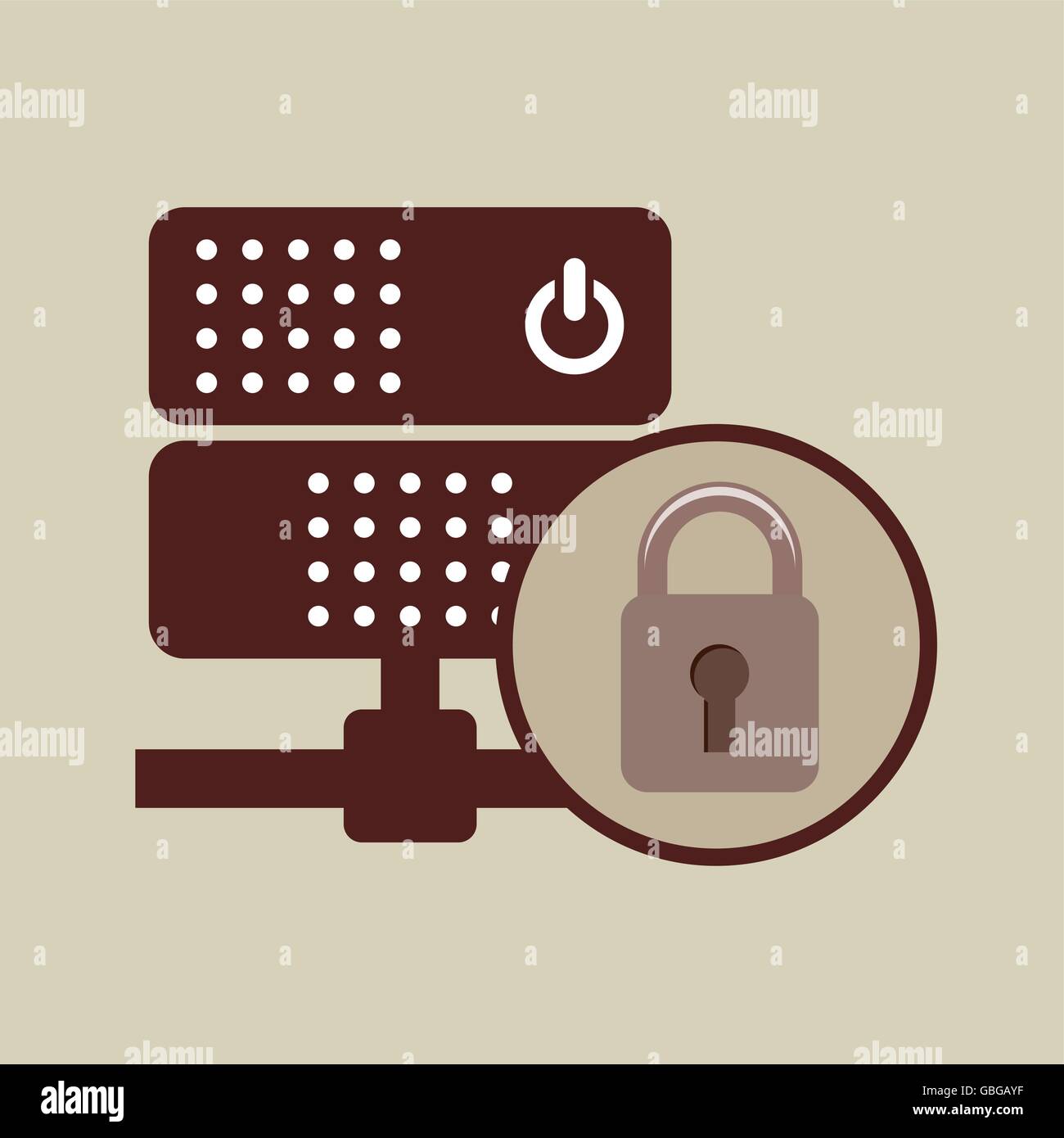 secuity system icon Stock Vector Image & Art - Alamy