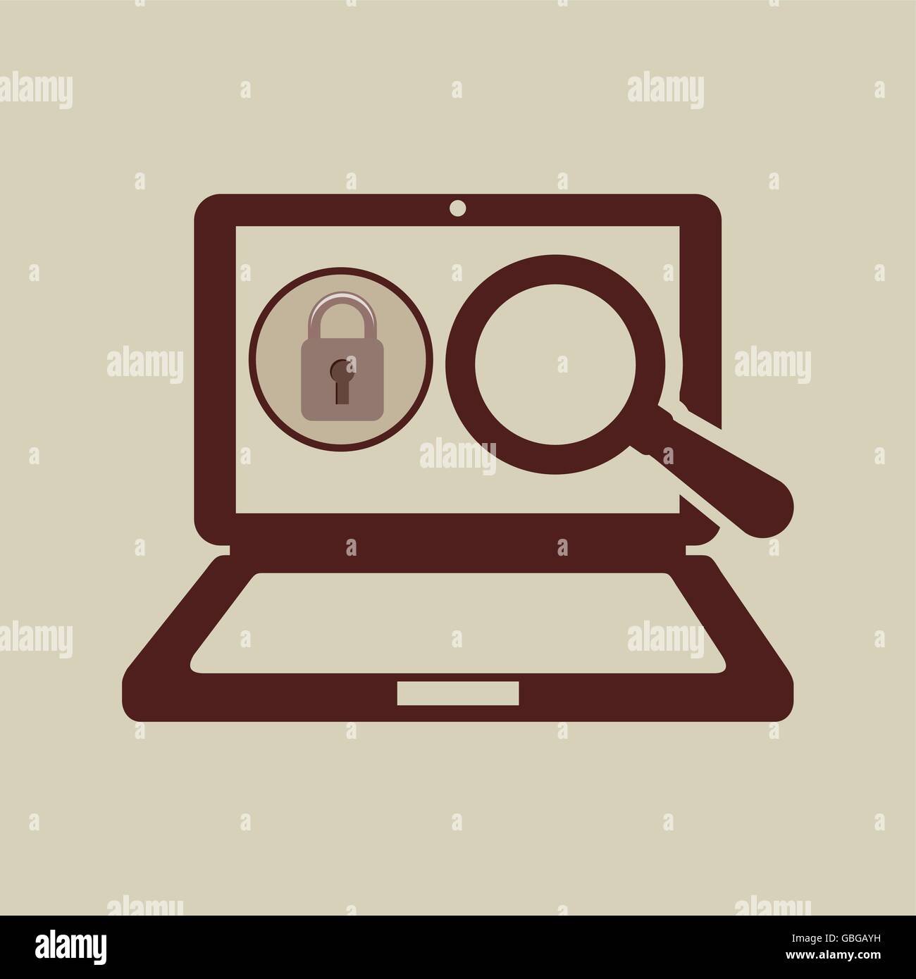 secuity system icon Stock Vector Image & Art - Alamy
