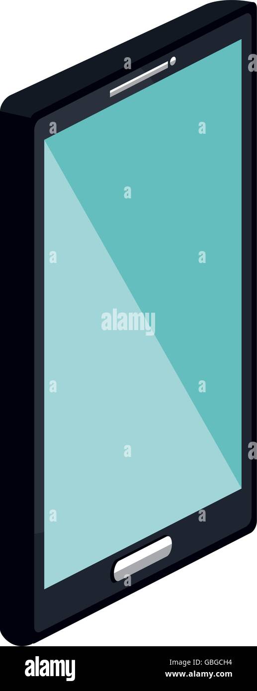 Mobile smartphone device isolated icon Stock Vector Image & Art - Alamy